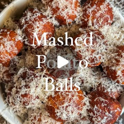 Cacio E Pepe Mashed Potato Balls
