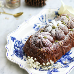 Kabocha Squash Tea Cake With Toasted Nuts