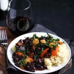 Vegan Bourguignon With Seitan | Olives for Dinner