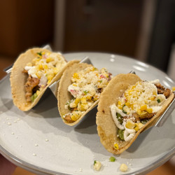Mini Tacos with Corn Salsa and Guacamole