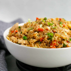 Rotisserie Chicken Fried  Rice (Freezer)