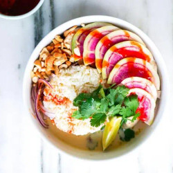 Easy Coconut Milk-poached Chicken Breasts