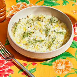 Lemony Risotto With Fennel And Parmesan