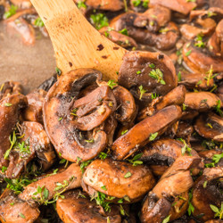 Thyme Garlic Mushrooms