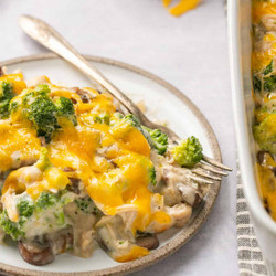 30-minute Low Carb Chicken And Broccoli Casserole (high Protein)