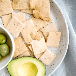 Aip Herb Garlic Crackers