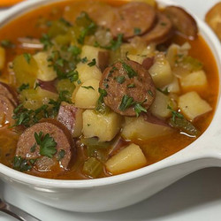 Cajun Andouille Potato Soup