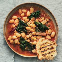 Shortcut Brothy Beans