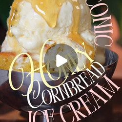 Honey Cornbread Ice Cream