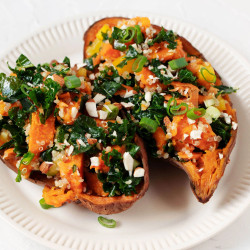 Stuffed Sweet Potato Skins
