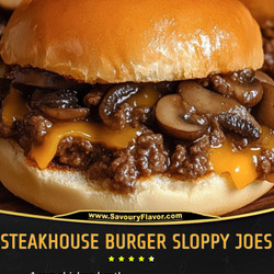 Steakhouse Burger Sloppy Joes