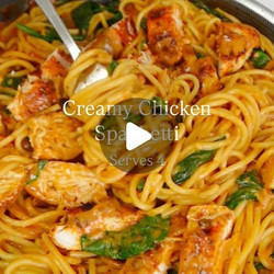 Creamy Chicken And Spaghetti
