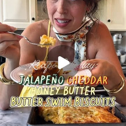 Jalapeño Cheddar Honey Butter Butter Swim Biscuits