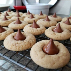 Carol's Peanut Blossom Cookies