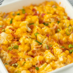 Keto Loaded Cauliflower
