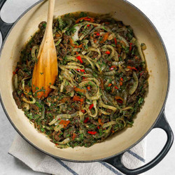 Machaca Guisada (northern Mexican Braised Dried Beef) Recipe