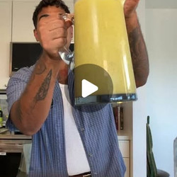 Boozy Passion Fruit Cucumber Agua Fresca