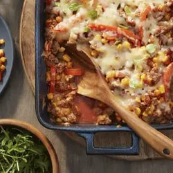 Beef Tortilla Taco Casserole