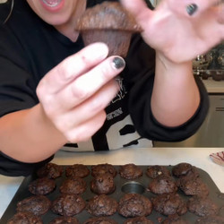 Double Chocolate Mini Muffins