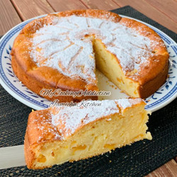 30 Minutes Peach Apple Cake Recipe