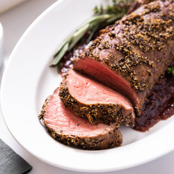 Peppercorn Crusted Beef Tenderloin
