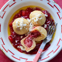 Czech Strawberry Dumplings