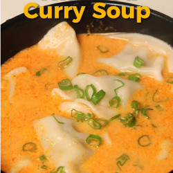 Thai Red Curry Soup With Wontons