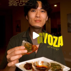 Rice Paper Shrimp Gyoza