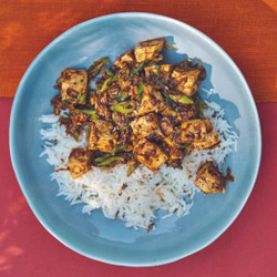 Mapo-style Tofu With Mushrooms, Chilli, And Spring Onions Recipe