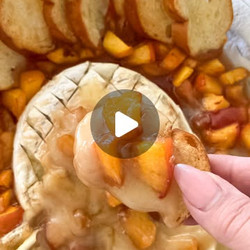 Peach Baked Brie