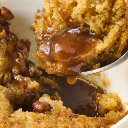 Pecan Pie Pudding Cake easy baking easy dessert must