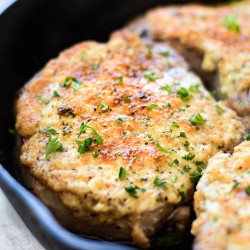 Parmesan Crusted Pork Chops