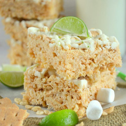 Key Lime Pie Rice Krispie Treats