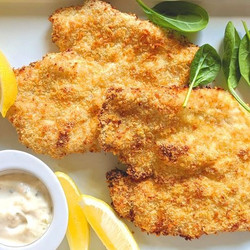 Air Fryer Chicken Schnitzel