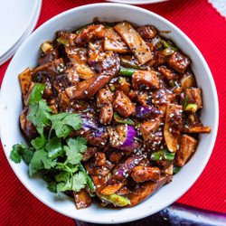 Szechuan Pork And Eggplant Stir Fry