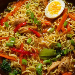 Chicken Vegetable Ramen Noodles