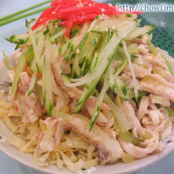 Copy Cat Fisherman's Terrace Cold Shredded Chicken Salad (not the same )