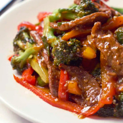 Flank Steak Stir Fry With Broccoli And Peppers