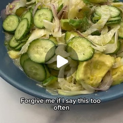 Cucumber And Avocado Salad