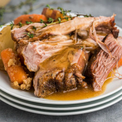 Slow Cooker Pork Roast With Gravy-The Magical Slow Cooker