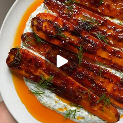 Spicy Honey Burnt Carrots