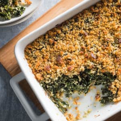 Swiss Chard And Kale Gratin