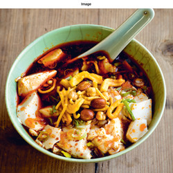 Sour-and-Hot Silken Tofu
