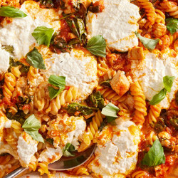 No-boil Baked Chicken Pasta