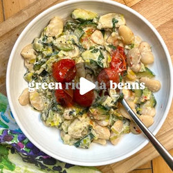 Courgette, Butter Bean And Ricotta Bake