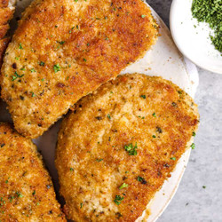 Oven Baked Crispy Breaded Pork Chops