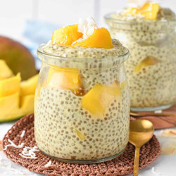 Mango Chia Seed Pudding