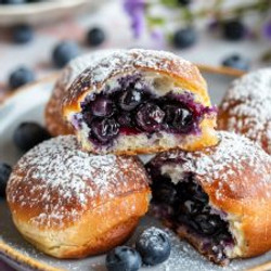 Traditional Polish Jagodzianki (blueberry Sweet Buns)