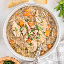 Crock Pot Chicken Quinoa Soup