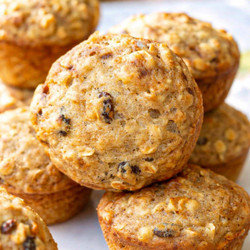 Applesauce Muffins With Greek Yogurt And Oats